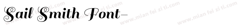 Sail Smith Font字体转换